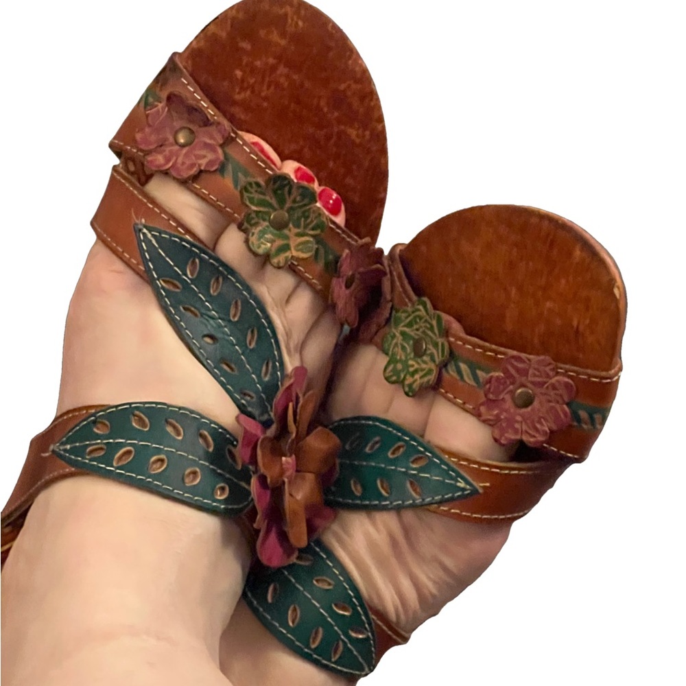 Spring Step L’Artiste Leather Sandals - Picture 7 of 8